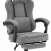 Геймерське крісло Hell's Chair HC-1015 Grey тканина