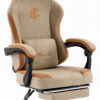 Геймерське крісло Hell's Chair HC-1016 Beige тканина