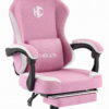 Геймерське крісло Hell's Chair HC-1016 Pink тканина