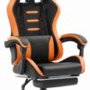 Геймерське крісло Hell's Chair HC-1039 2.0 Orange екошкіра
