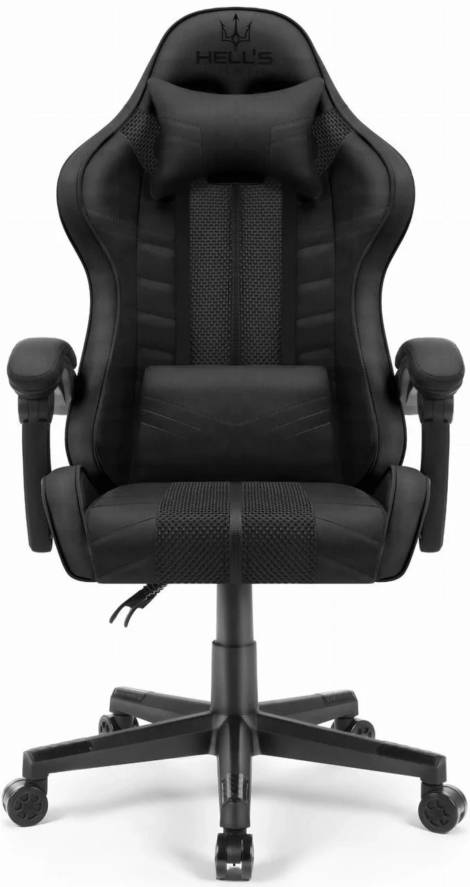 Геймерське крісло тканина Hell's Chair HC- 1004 Black - Зображення 3