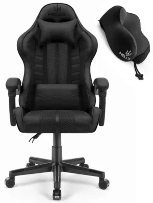 Геймерське крісло тканина Hell's Chair HC- 1004 Black