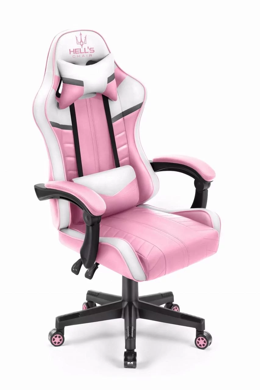 Геймерське крісло екошкіра Hell's Chair HC- 1004 PINK