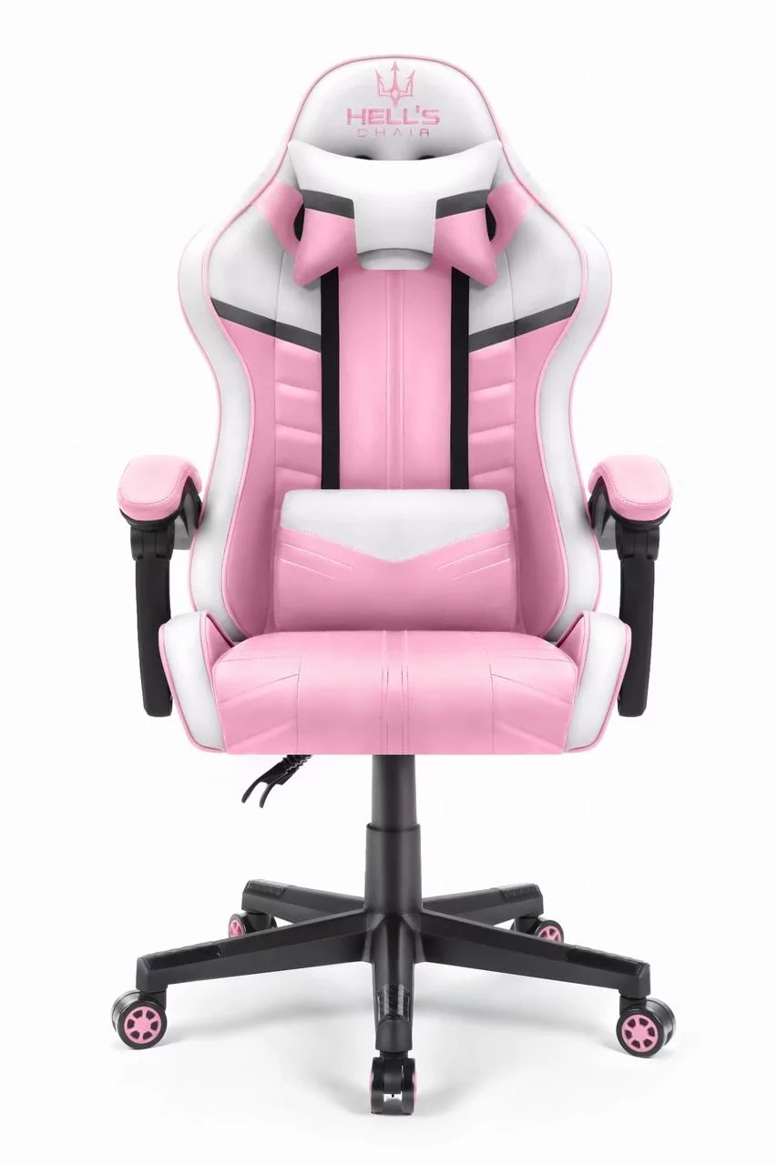 Геймерське крісло екошкіра Hell's Chair HC- 1004 PINK - Зображення 2