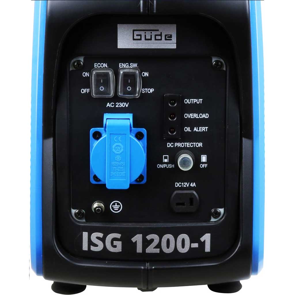 Інверторний бензиновий портативний генератор GÜDE ISG 1200-1 1.8 PS - Зображення 4