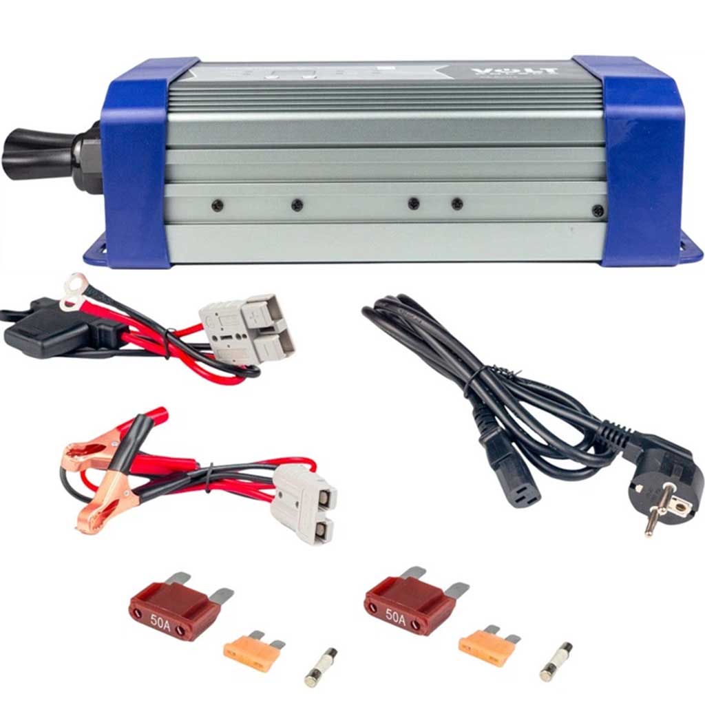Зарядний пристрій для акумуляторів AGM GEL VRLA LiFePO4 Volt Polska 12V 40A 7-ступінчастий 6PRLIFE40A - Зображення 5
