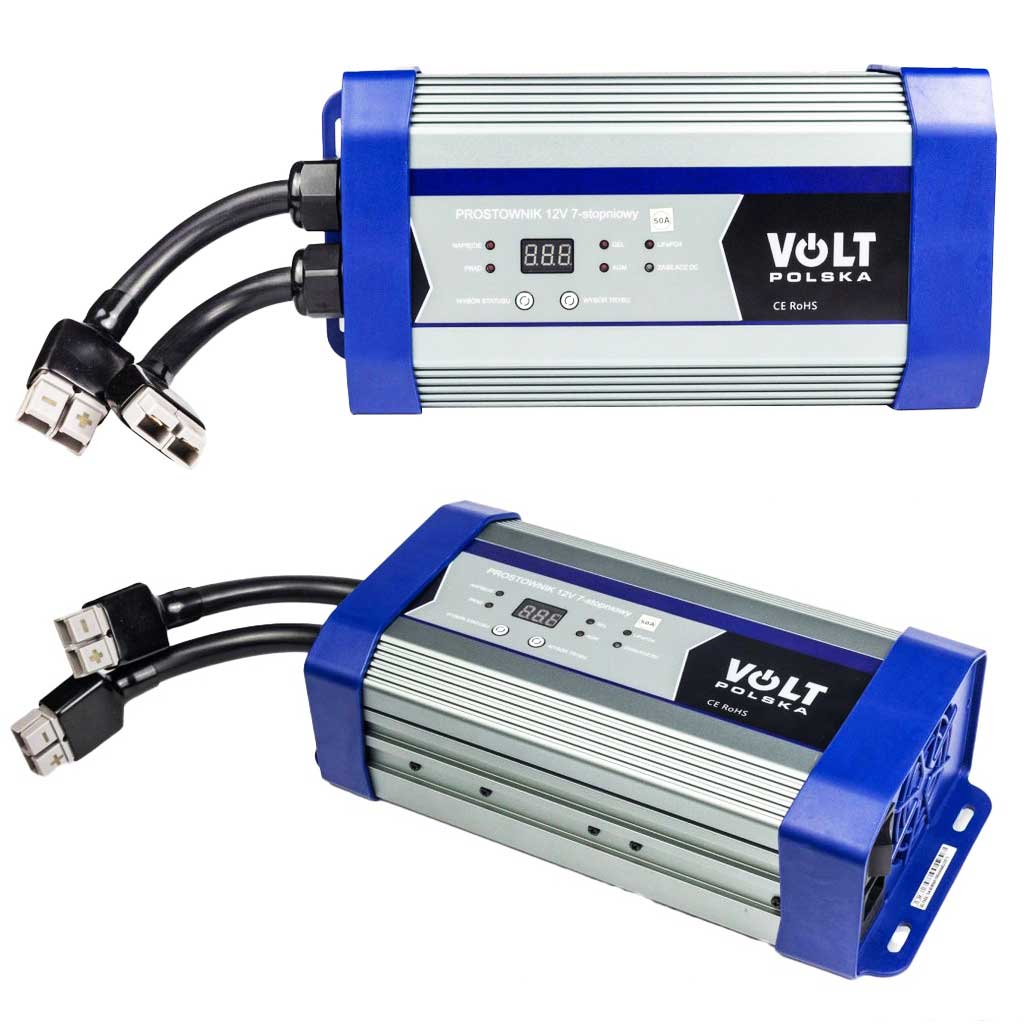 Регульований зарядний пристрій Volt Polska12V 50A 6PRLIFE50A для LiFePO4 AGM GEL акумуляторів - Зображення 6