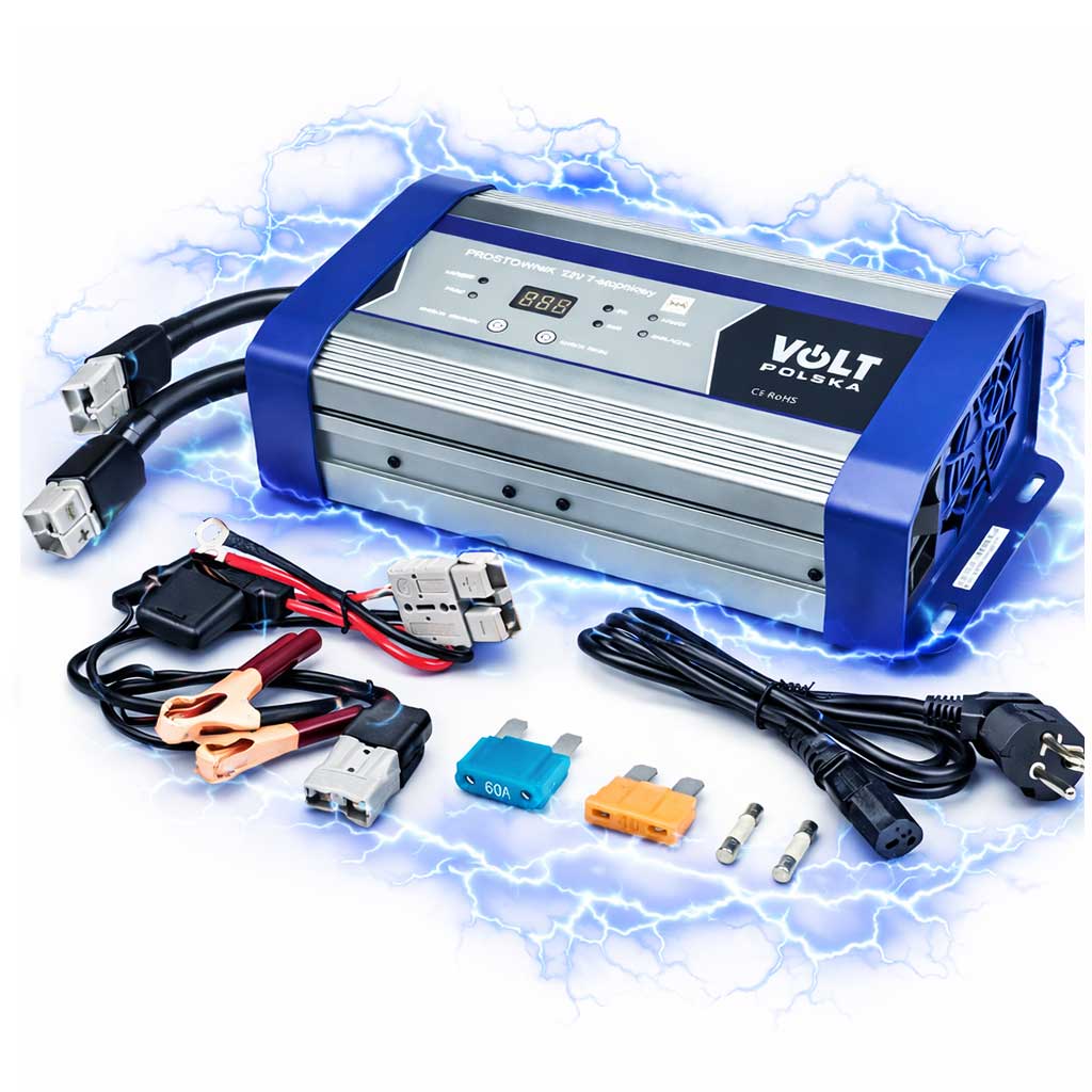 Регульований зарядний пристрій Volt Polska12V 50A 6PRLIFE50A для LiFePO4 AGM GEL акумуляторів