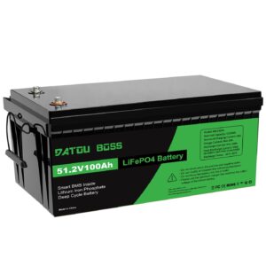 Акумулятор DATOU BOSS 48V 100Ah з BMS, LiFePO4 для сонячних систем, ДБЖ, RV (SP-DT-48V100A-A01-EU)
