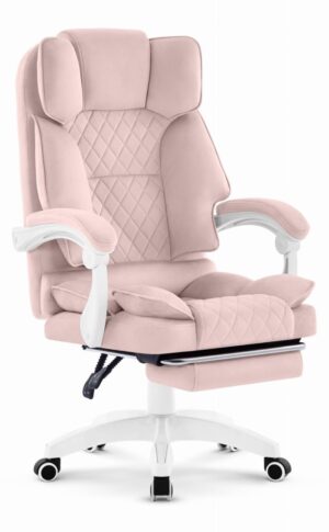 Офісний стілець Hell's Chair HC-1031 Pink тканина