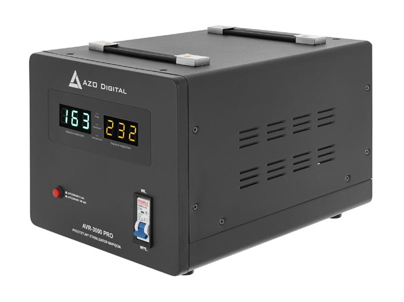 Стабілізатор напруги AZO AVR-3000 3000 ВА 1800 Вт, Pure SINUS - Зображення 2