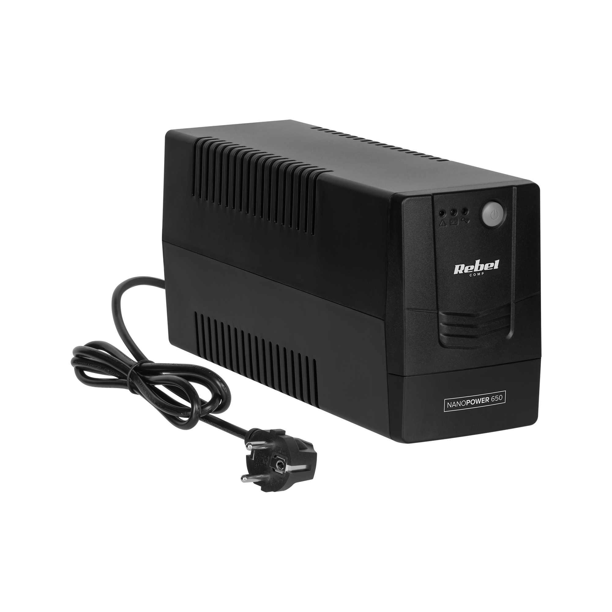 Джерело безперебійного живлення REBEL Nanopower 650 UPS (360W, 230V, 50Hz) - Зображення 2