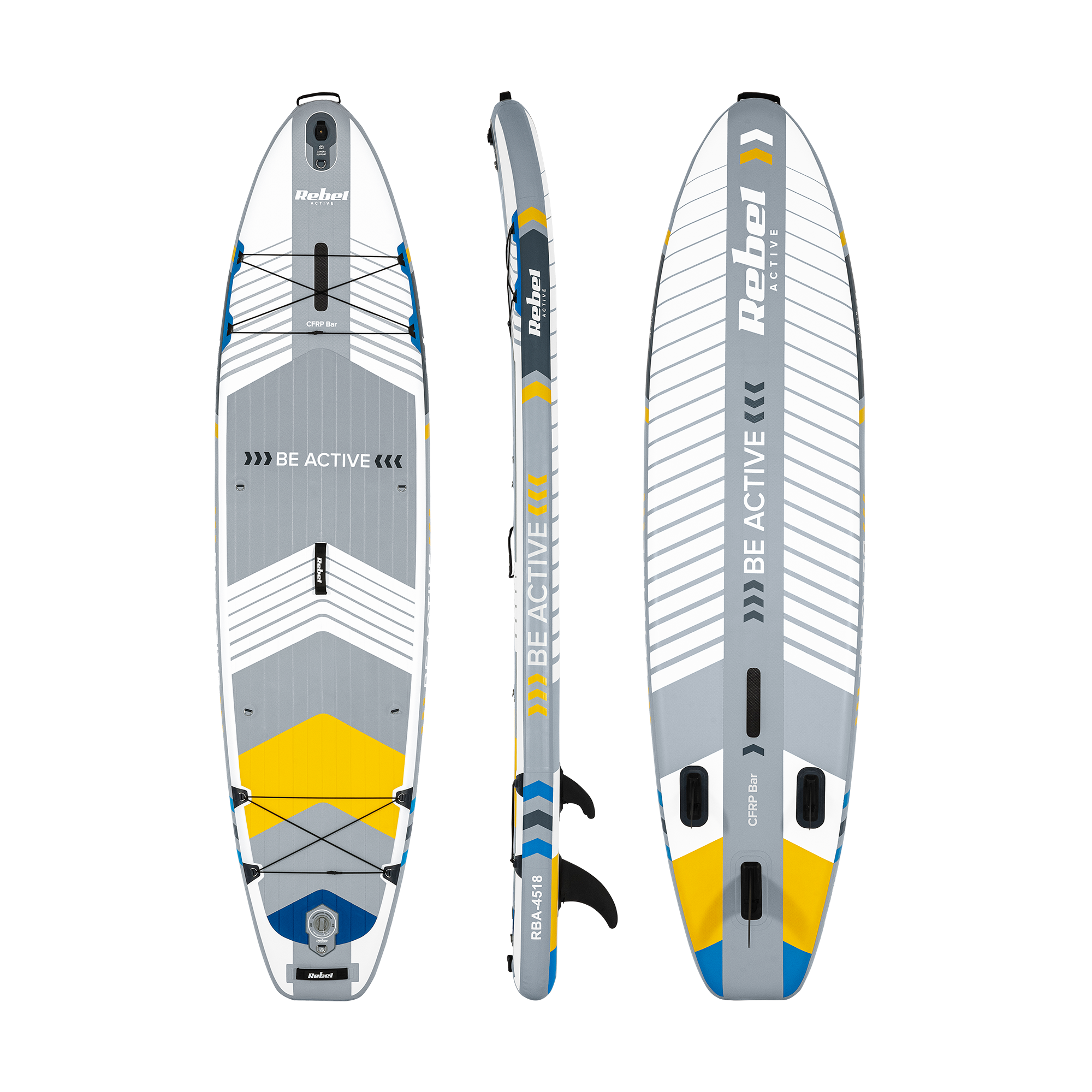 SUP-дошка REBEL ACTIVE PRO RBA-4518 335 см Біла - комплект - Зображення 2