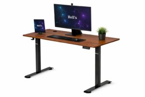 Стіл Hell's Chair Canyon Walnut з електричним регулюванням горіховий 140x70 см