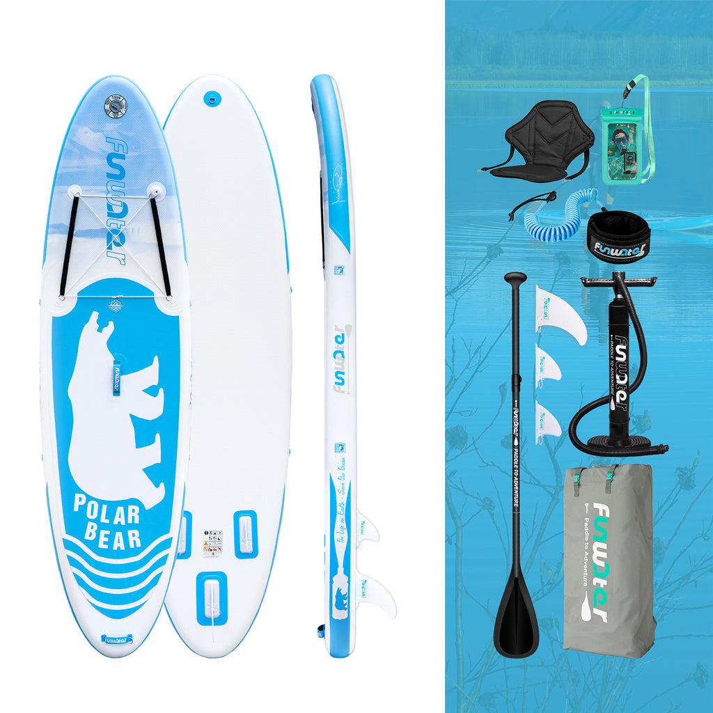 SUP-дошка надувна FunWater SUPFW07A 320 см синього кольору - Зображення 2