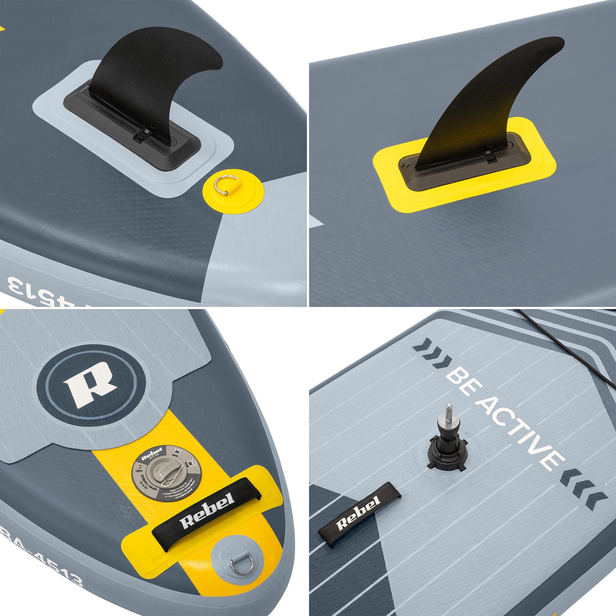 Надувна SUP-дошка з парусом Rebel RBA-4513 комплект 305 см - Зображення 9