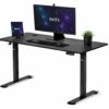 Стіл Hell's Chair з електричним регулюванням Black Carbon 140x70 см