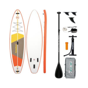 SUP-дошка надувна FunWater SUPFW69B 3.35 м (помаранчево-білий)