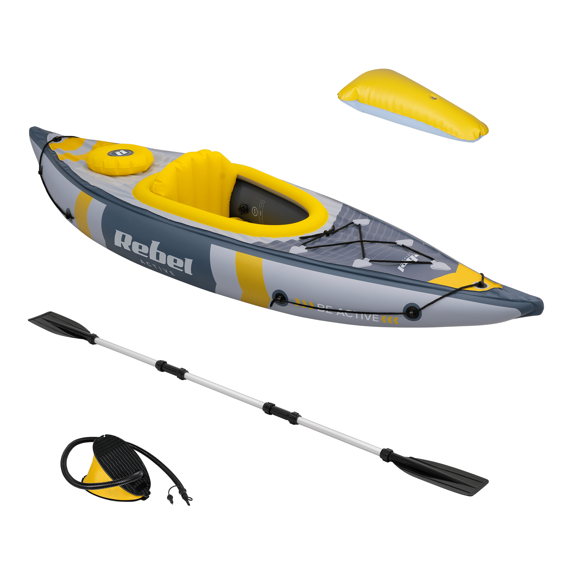 Надувний каяк REBEL ACTIVE 282x90x43, комплект