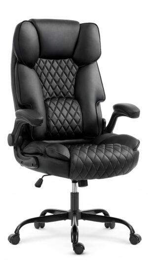 Офісне крісло Hell's Chair HC-1033 Black екошкіра