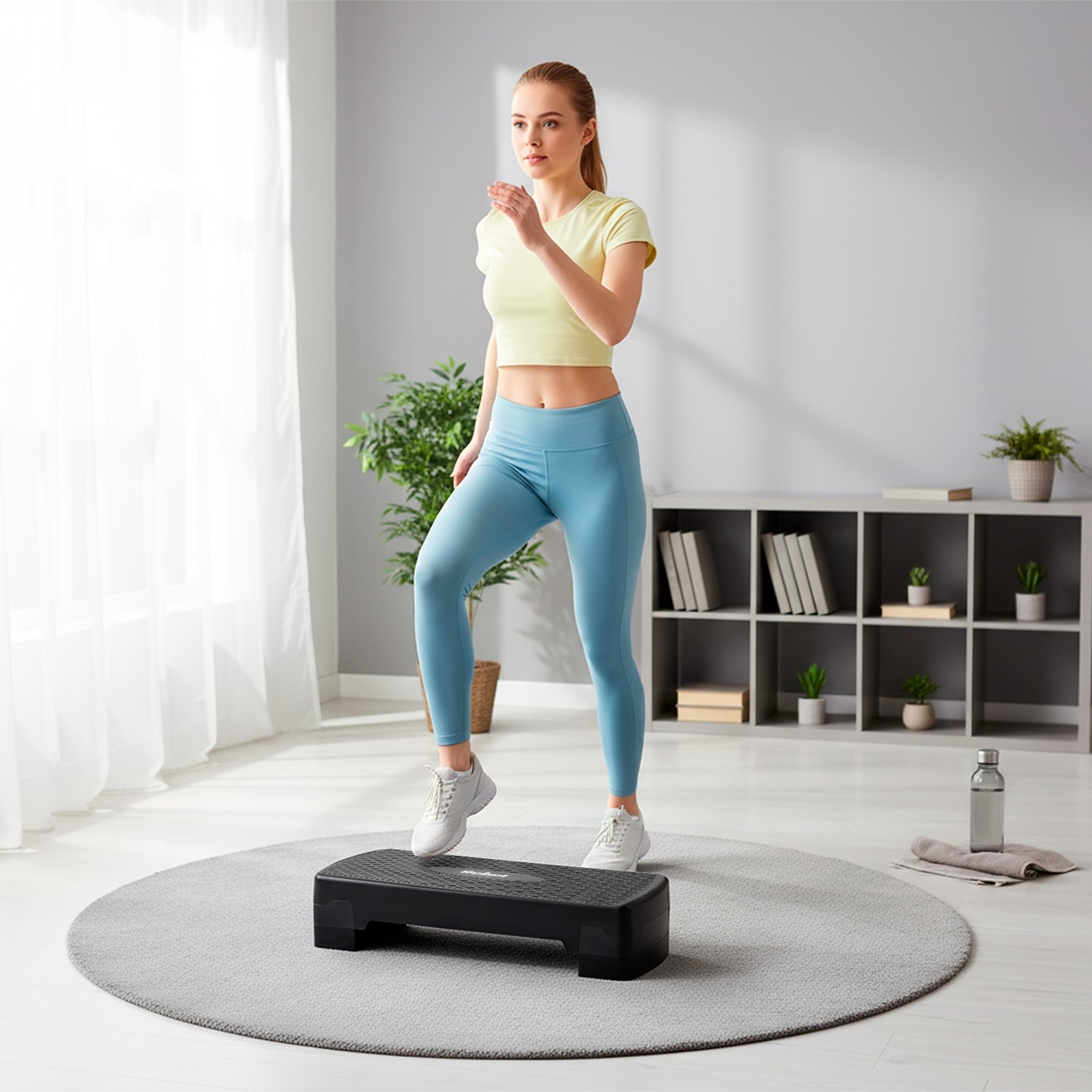 Степ-платформа REBEL ACTIVE RBA-3227-BK 3 рівні, 68 см, чорний - Зображення 7
