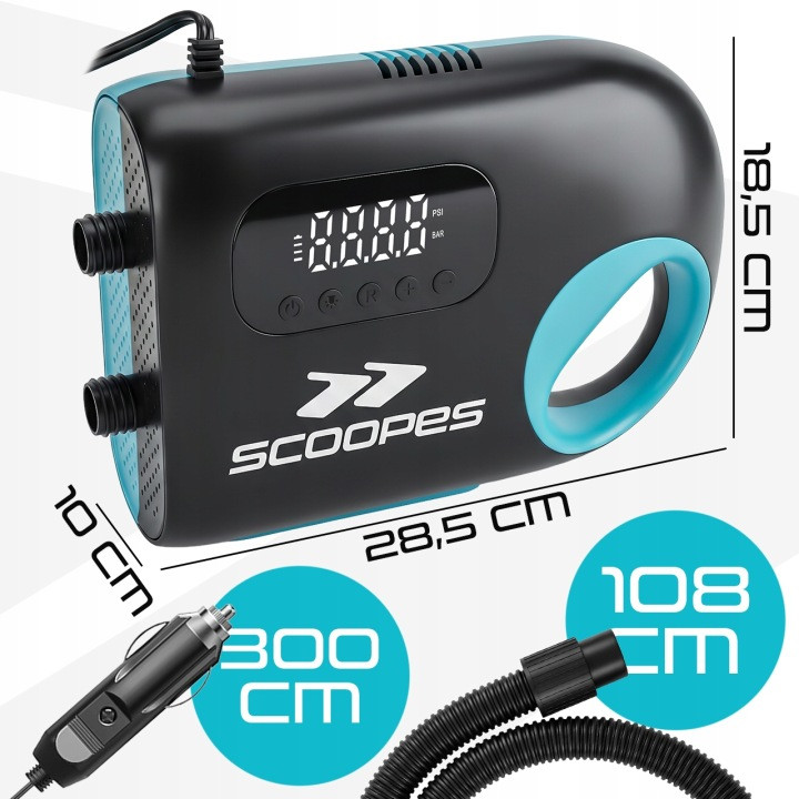 Насос для SUP-дошки Scoopes 114810 двосторонньої дії - Зображення 2