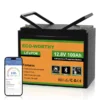Акумулятор ECO-WORTHY 12.8V 100Ah LiFePO4 Bluetooth