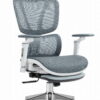 Офісне крісло Hell's Chair HC-1044 Grey White. сітка