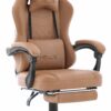 Геймерське крісло Hell's Chair HC-1015 Light Brown екошкіра