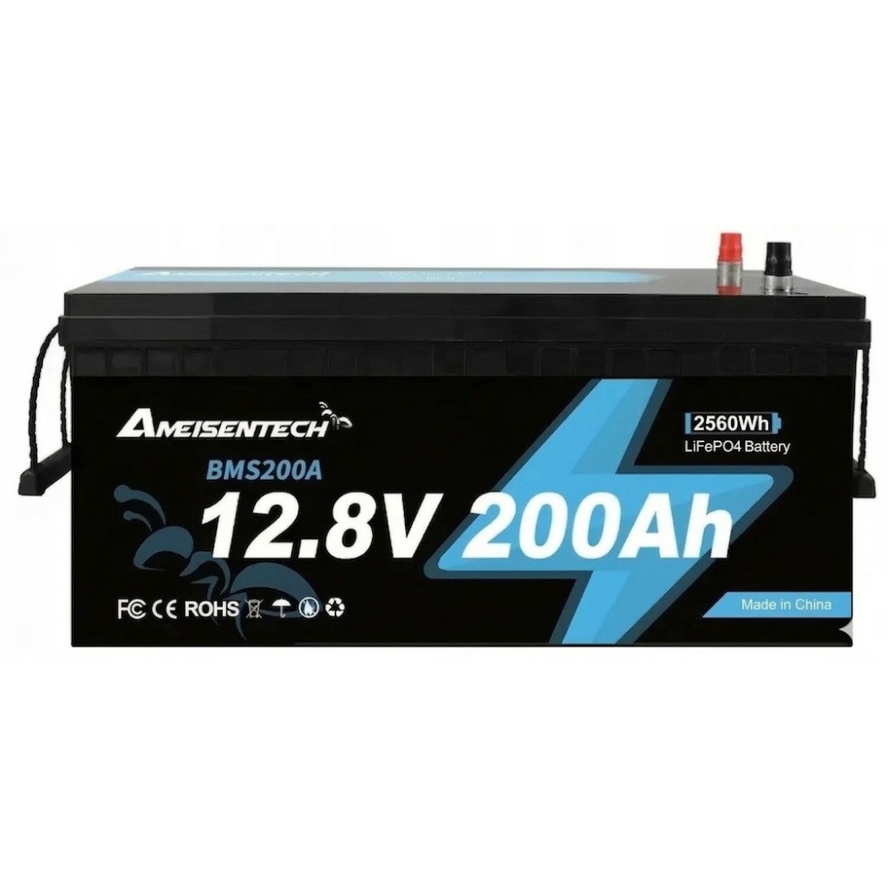 Ameisentech 12V 200Ah LiFePO4 акумулятор з BMS