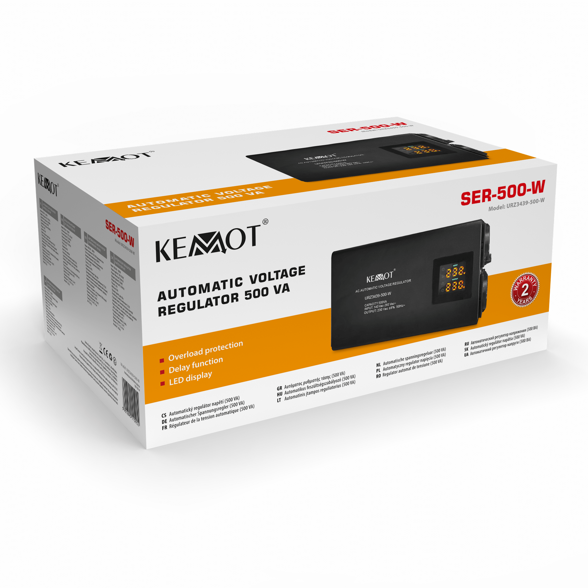 Стабілізатор напруги 500 VA KEMOT SER-500-W точність ±8% - Зображення 5