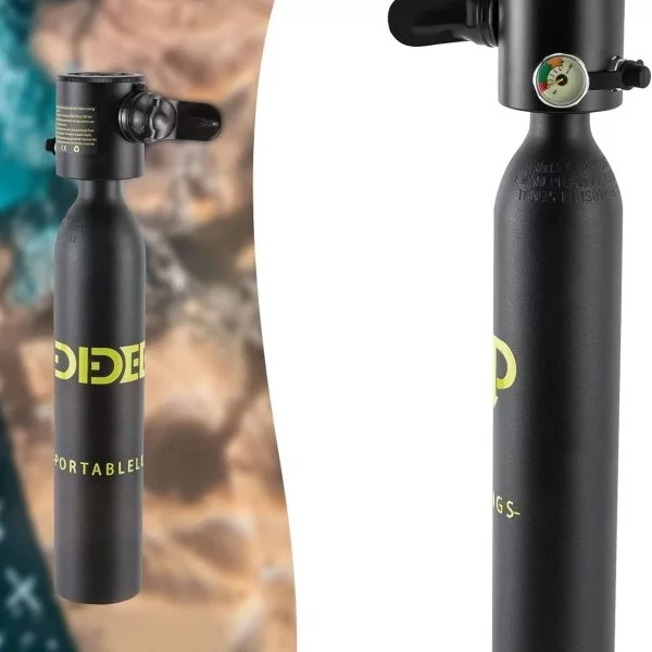 Кисневий балон DIDEEP 0.5 л для підводного плавання - Зображення 6