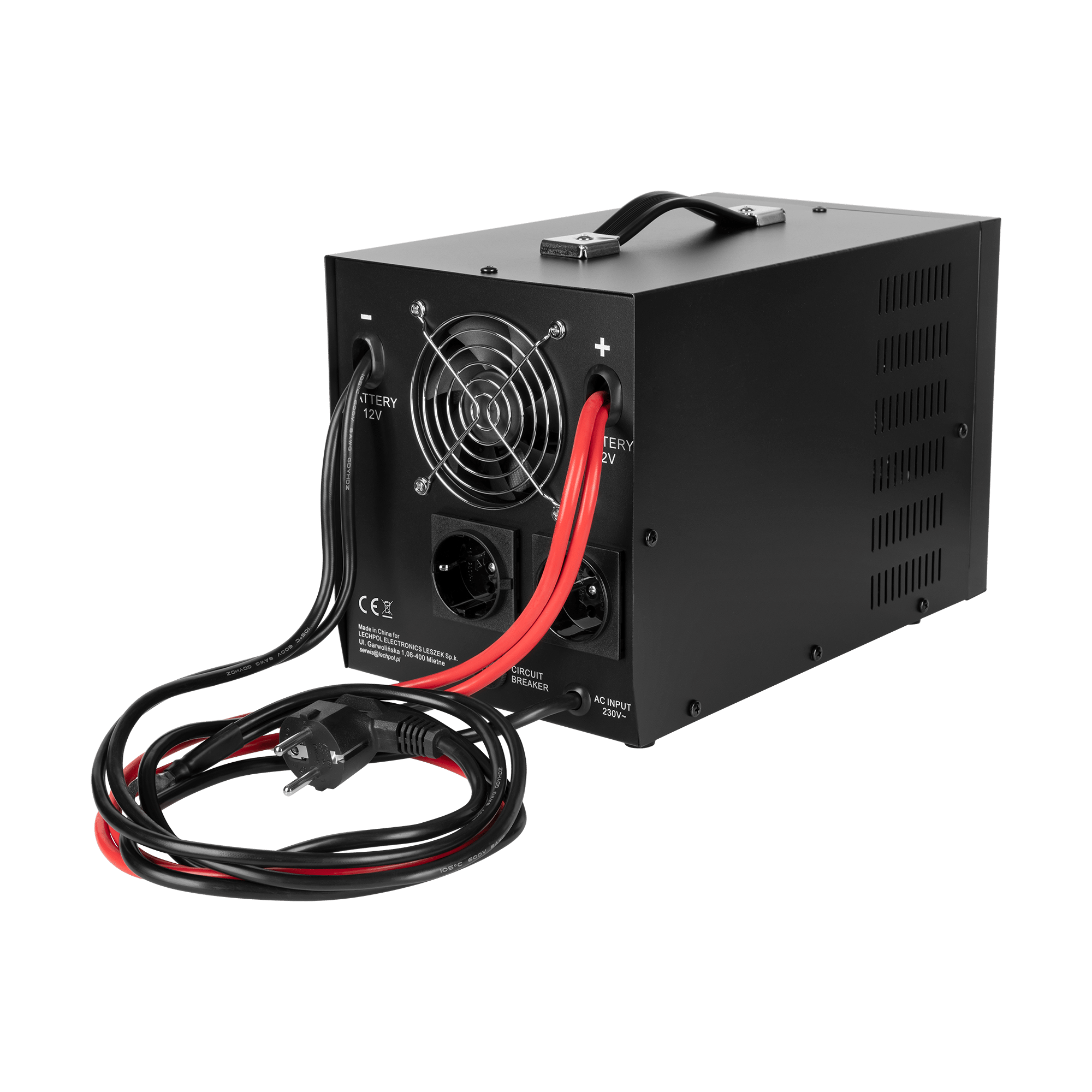 Аварійний блок живлення Rebel RB-4030 12V/230V 1200W - Зображення 2