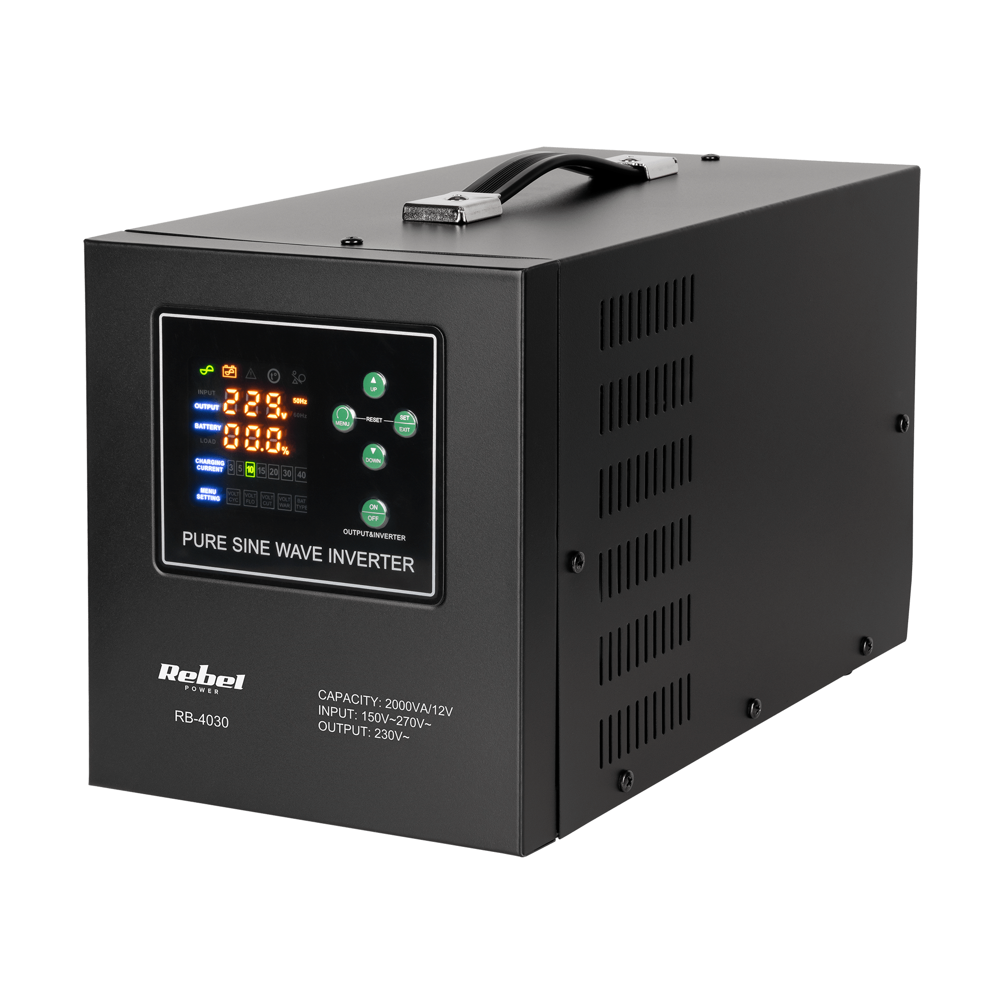 Аварійний блок живлення Rebel RB-4030 12V/230V 1200W