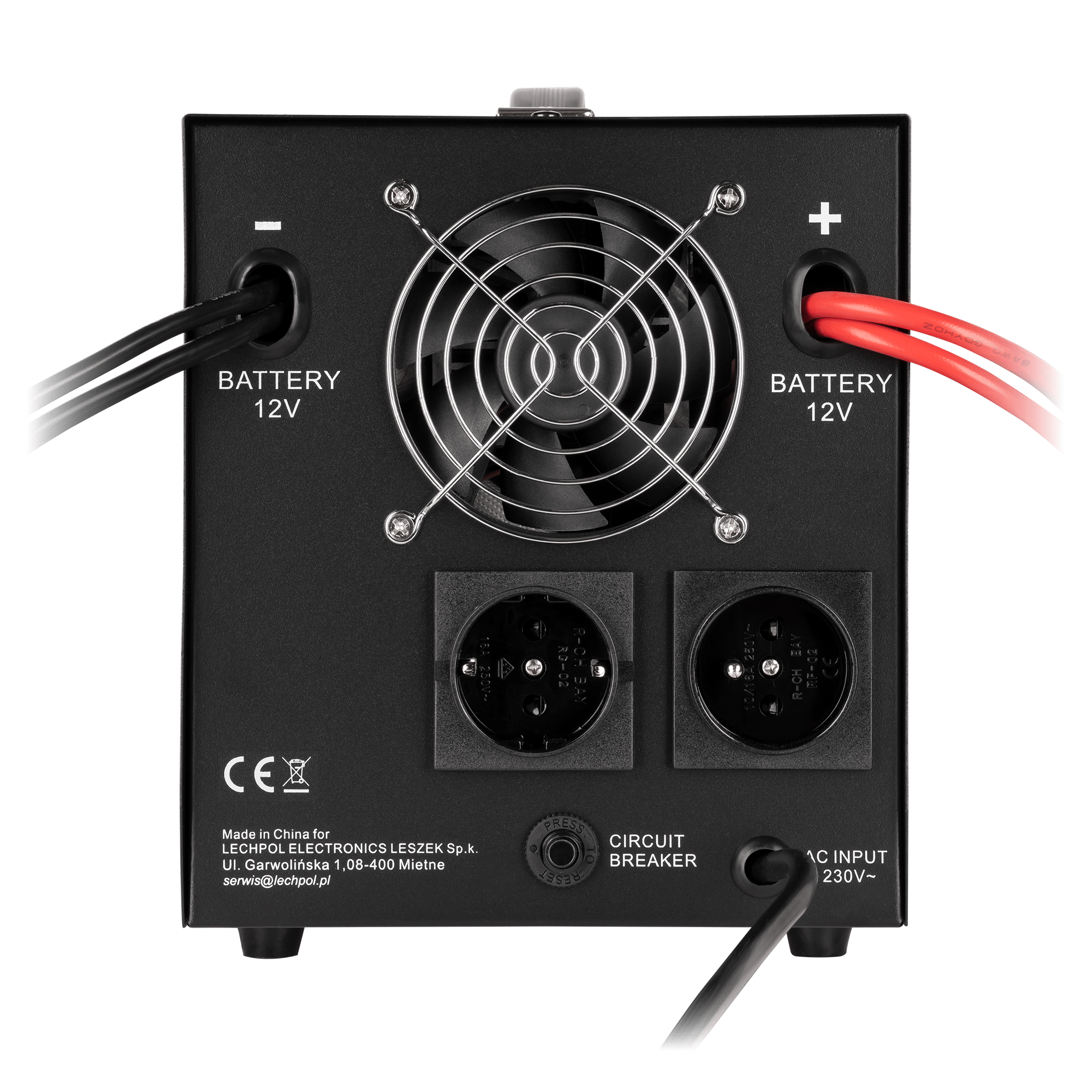 Аварійний блок живлення Rebel RB-4030 12V/230V 1200W - Зображення 3